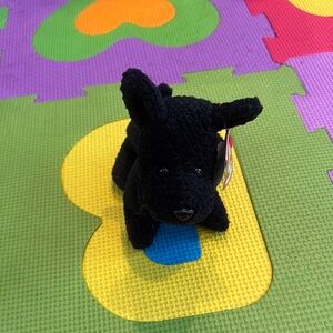 Black Plush Dog Toy